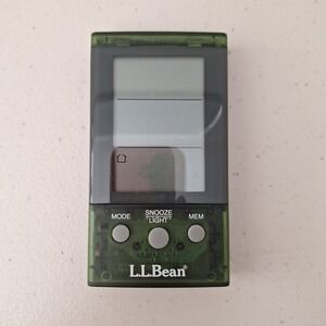 LL Bean Thermo Digital Clock Model OFHC9 Freestanding or Hanging TESTED WORKS